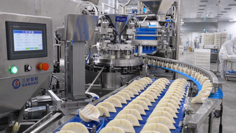 Automated Dumpling Making Line Powers a Frozen Dumpling Factory - Yuerui Machinery