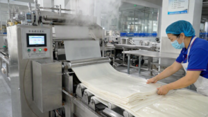 Automatic Liangpi Production Line: From Flour to Fresh Cold Noodle Sheets - Yuerui Machinery