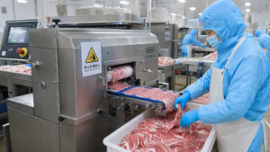 High-Speed Fresh Meat Slicing for a Steakhouse Chain: Cutting 800 kg/Hour with Precision - Yuerui Machinery