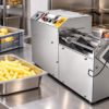Automatic Bar Pushing Machine in a commercial processing environment Automatic Bar Pushing Machine in a commercial processing environment