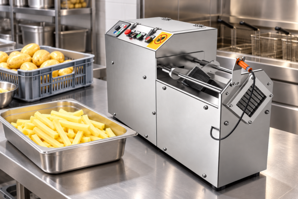 Automatic Bar Pushing Machine in a commercial processing environment Automatic Bar Pushing Machine in a commercial processing environment