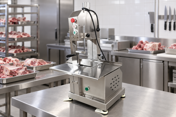 Bone Sawing Machine in a commercial processing environment Bone Sawing Machine in a commercial processing environment