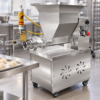 Dough Divider Machine in a commercial processing environment Dough Divider Machine in a commercial processing environment