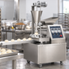 Handmade-Style Steamed Bun Machine in a commercial processing environment