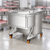 Heavy-Duty Rib Cutting Machine in a commercial processing environment Heavy-Duty Rib Cutting Machine in a commercial processing environment