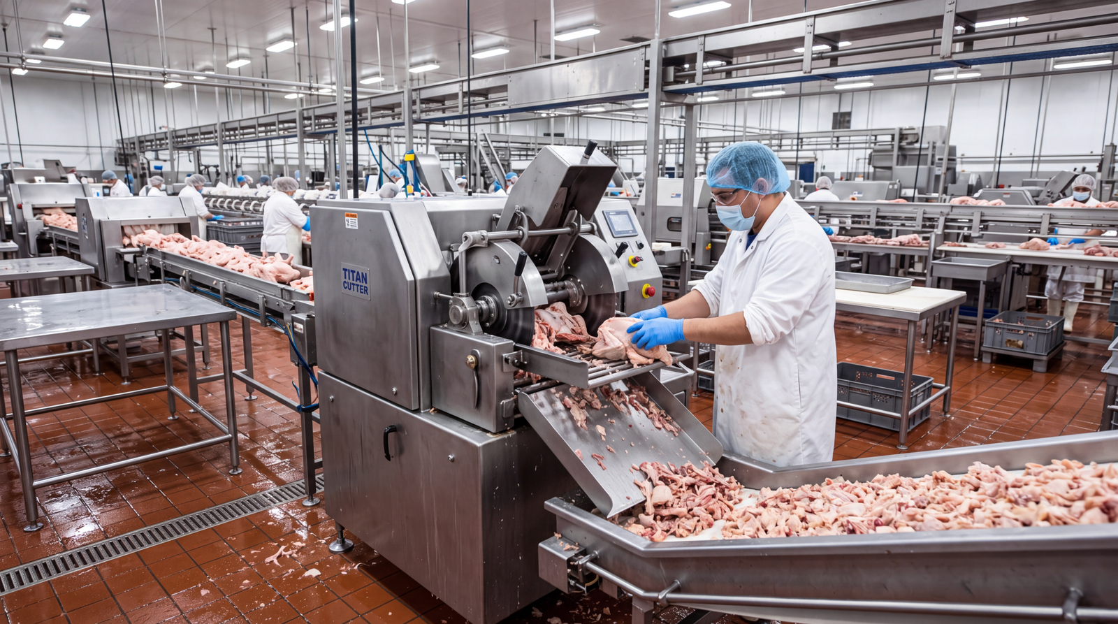 A Bangkok poultry processor replaced manual chicken splitting with a MAVIS bone