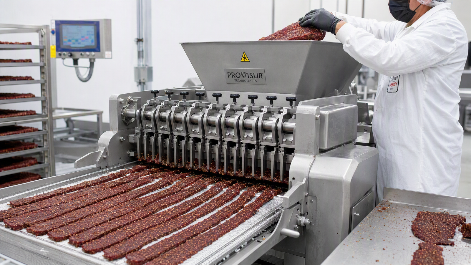 A Cape Town biltong producer installed a meat strip cutter to standardize beef s