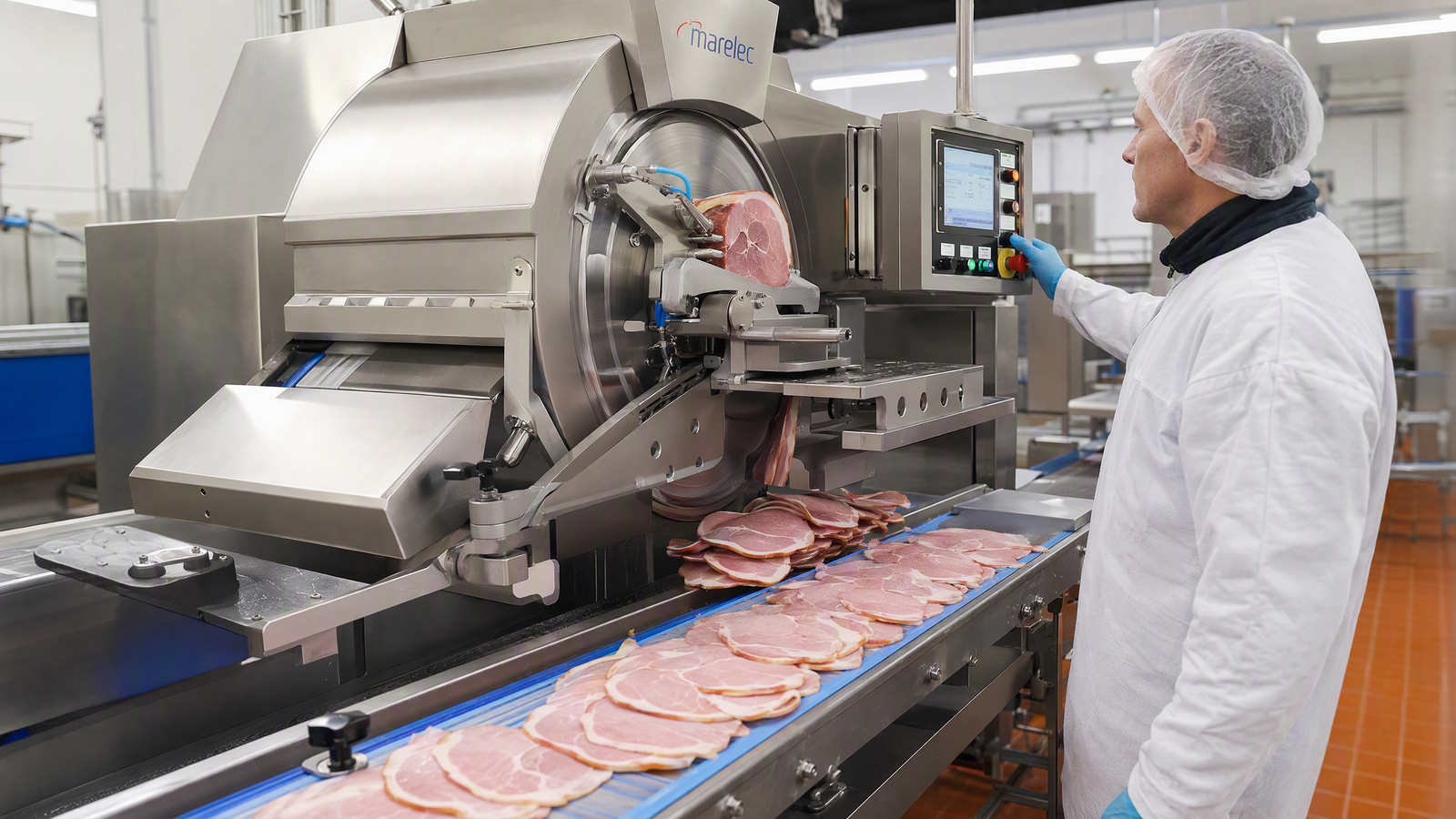 Rotary Ham Slicer at a Spanish Cured Meat Factory: 400 Slices/Minute - Yuerui Machinery