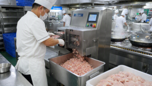 Dicing Machine at a Mexican Hospital Canteen: 1200 Patient Meals Daily - Yuerui Machinery