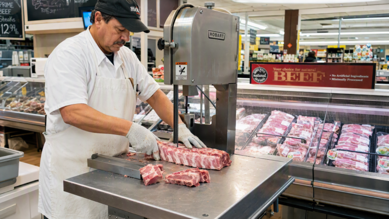 Supermarket Band Saw at an Australian Retail Butcher Chain: 18 Stores Equipped - Yuerui Machinery