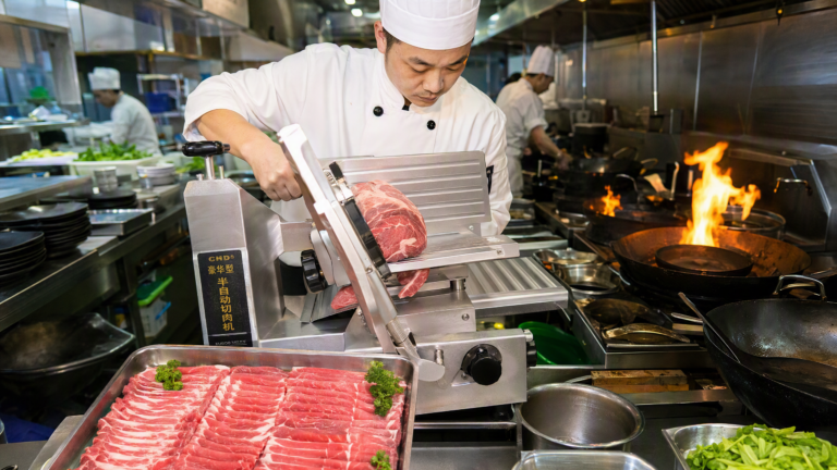 Restaurant Meat Slicer for a Turkish Kebab Chain: 60 Outlets Standardized - Yuerui Machinery