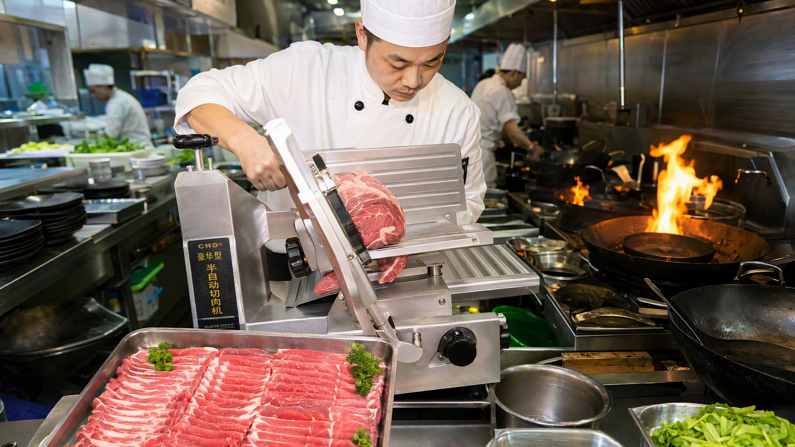 Restaurant Meat Slicer for a Turkish Kebab Chain: 60 Outlets Standardized - Yuerui Machinery