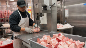 Supermarket Backroom Bone Cutter at a US Grocery Chain: 45 Stores - Yuerui Machinery