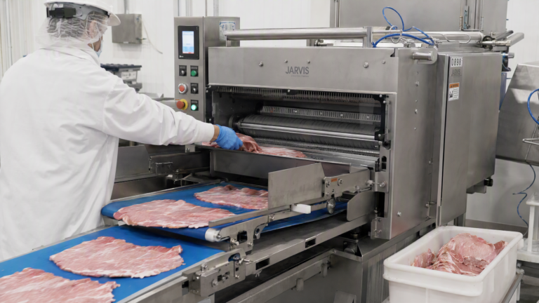 Meat Tenderizing Line at an American Fast-Food Supplier - Yuerui Machinery