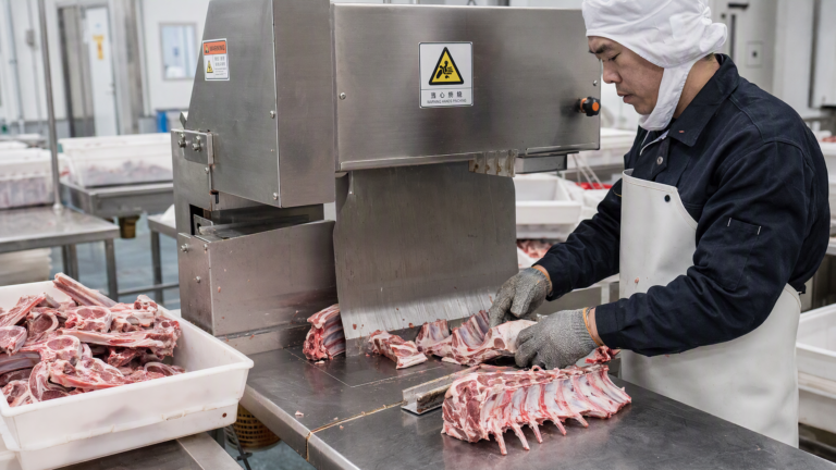 Lamb Cutting Setup for an Australian Halal Meat Exporter - Yuerui Machinery