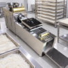 Multi-functional Cold Noodle Machine in a commercial processing environment Multi-functional Cold Noodle Machine in a commercial processing environment