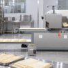 Noodle Making Machine in a commercial processing environment Noodle Making Machine in a commercial processing environment