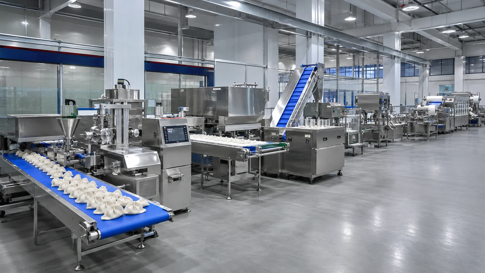 Complete food processing production line design