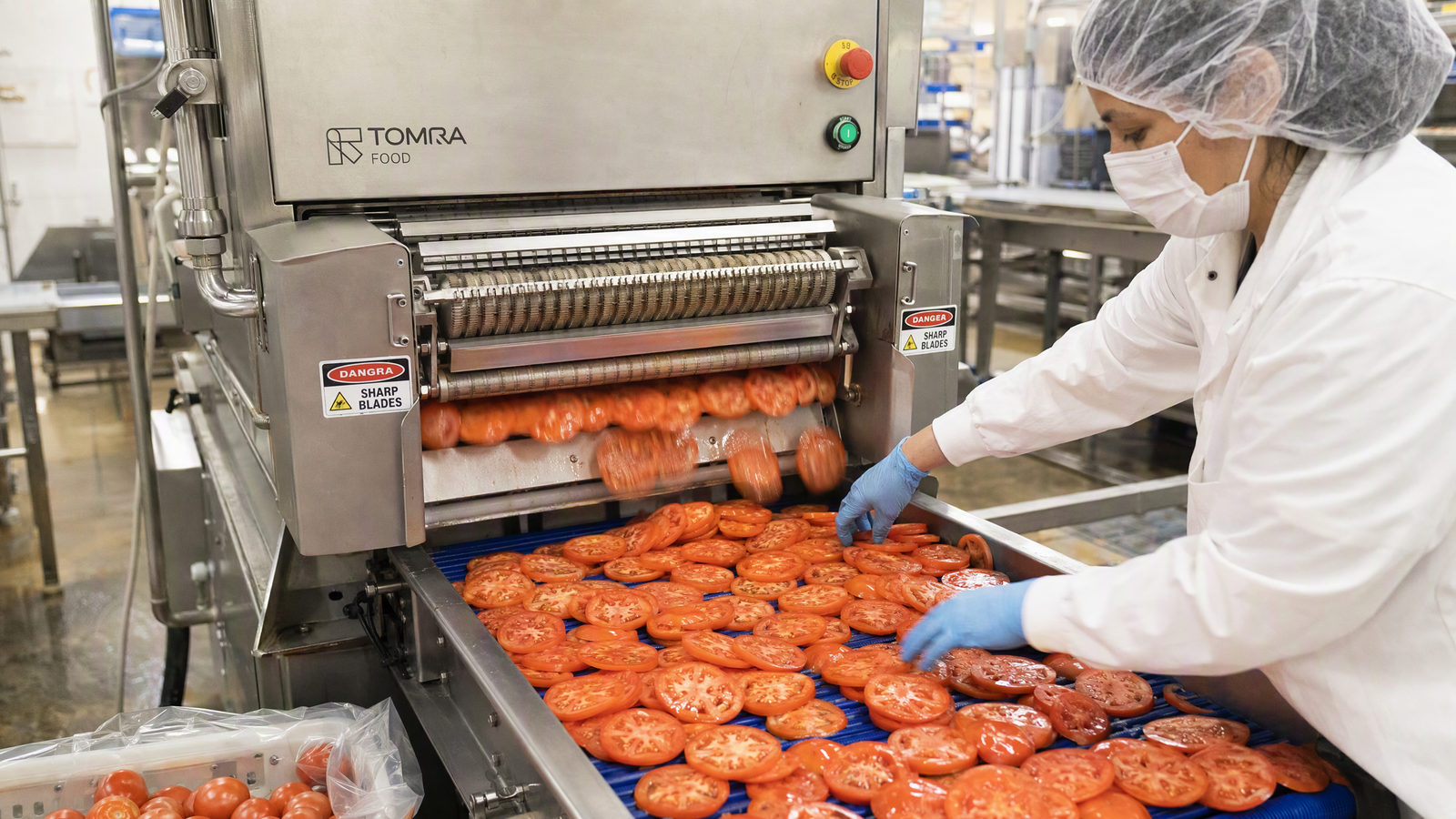 A Guadalajara salsa manufacturer integrated a Yuerui tomato slicing machine into